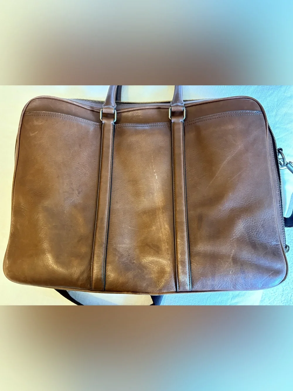 Coach Men's Leather Metropolitan Commuter Bag briefcase - Picture 11 of 11